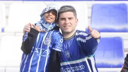 Los hinchas del Tomba, ilusionados con el buen momento del equipo.