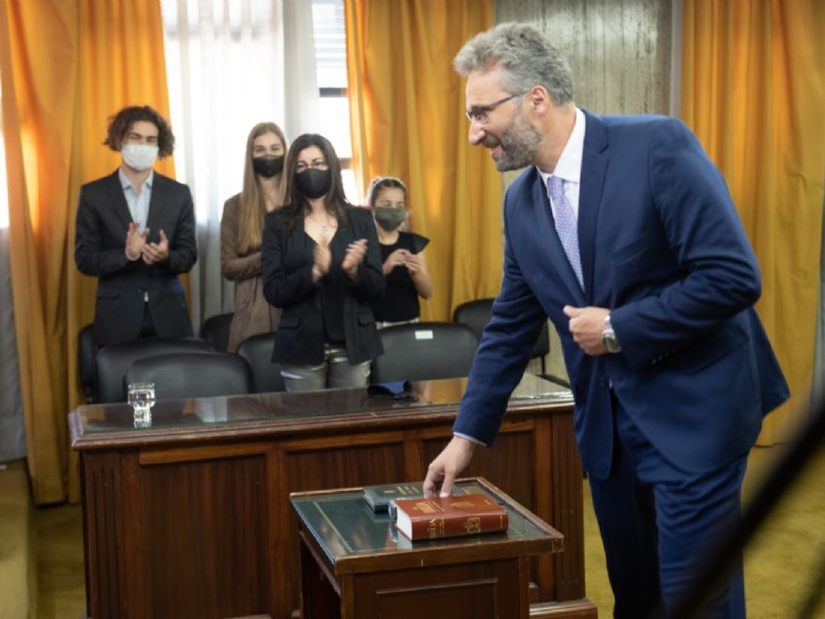 El juez federal Pablo Quirós, quien resolvió en favor del cliente del Banco Nación que tomó un crédito hipotecario UVA que se volvió impagable.