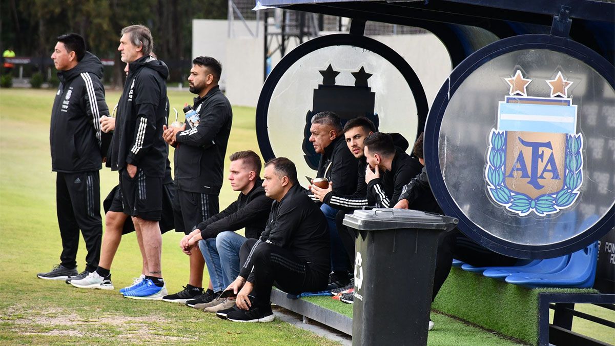 Lionel Messi estuvo presenciando el empate de la Sub 20 con Estados Unidos.