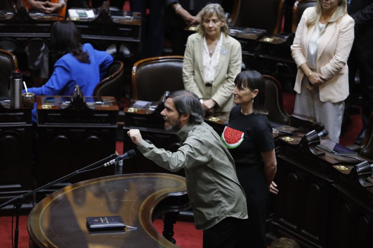 Los diputados Nicolas del Caño y Romina del Plá. Los diputados Nicolas del Caño y Romina del Plá.