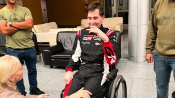 Juan Cruz Yacopini volvió a vestirse de piloto y emocionó a todos: 