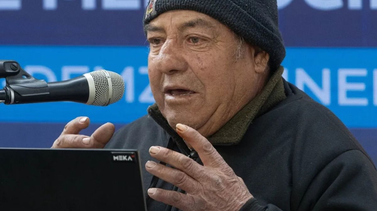 Emoción pura en los vecinos que salieron a defender la minería en Uspallata. José Vergara