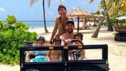 Antonela y Leo Messi