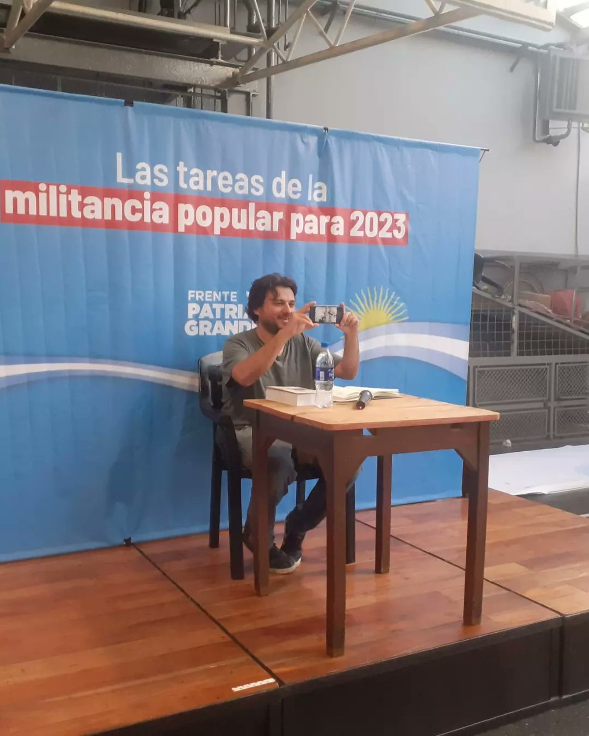 Juan Grabois, líder de la Unión de Trabajadores de la Economía Popular (UTEP)