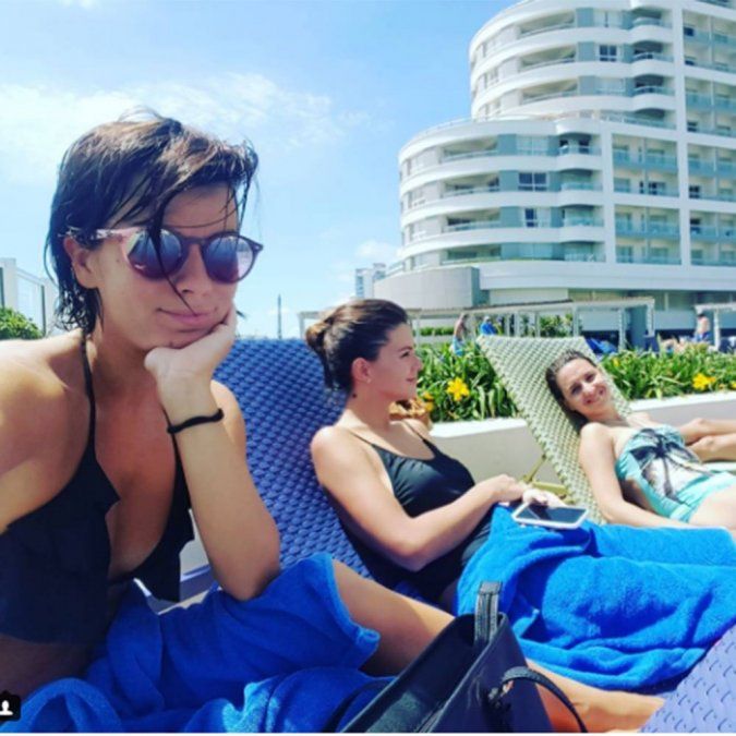 La China Suárez, Gimena Accardi y Mery del Cerro disfrutan del sol