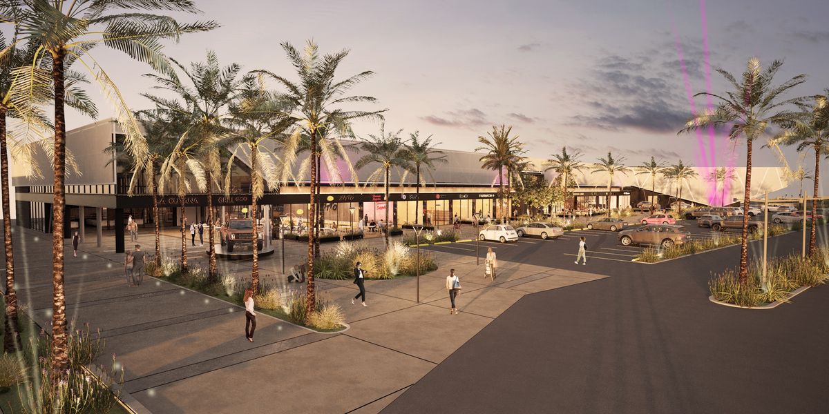 El centro comercial se ubica junto al anexo del Casino, en el Este provincial, y forma parte de un megaproyecto que incluye, además, un hotel, un centro médico y viviendas.