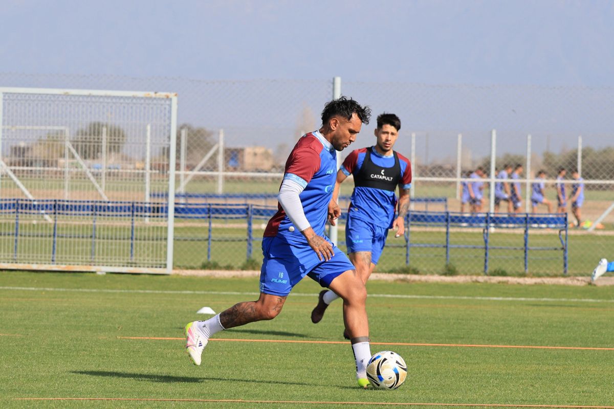 Godoy Cruz entrenó en el predio de Coquimbito
