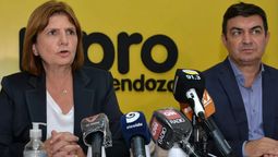 Patricia Bullrich y Omar De Marchi, en otros tiempos del PRO mendocino.
