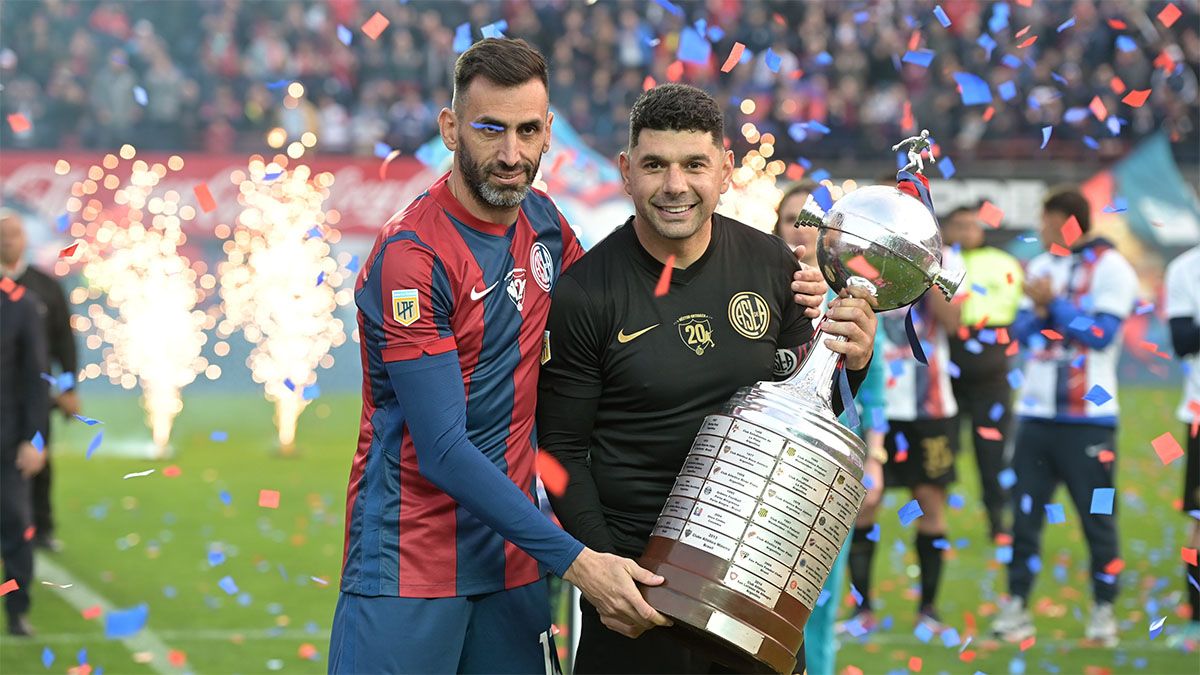 Sebastián Torrico y Néstor Ortigoza fueron héroes de San Lorenzo en la conquista de la Libertadores 2014.