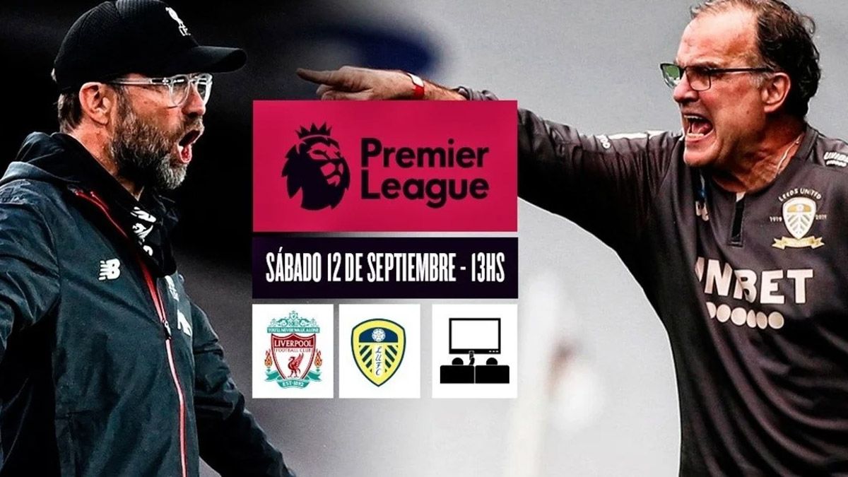 Premier: día, hora y TV del partido Leeds vs. Liverpool