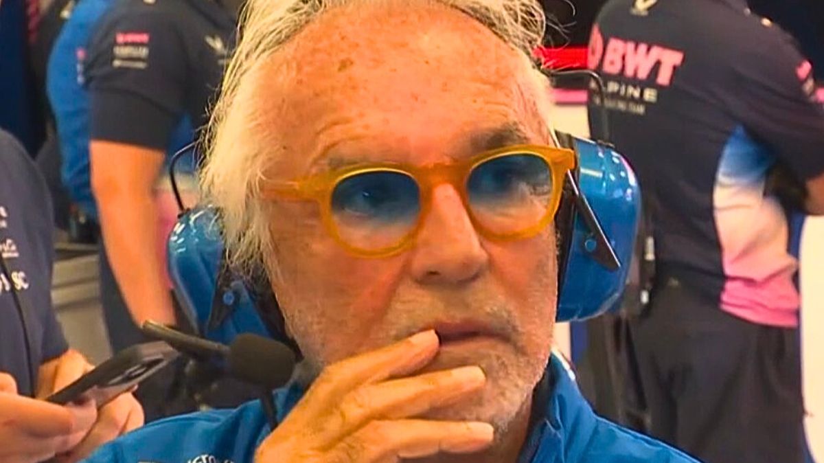 Briatore reconoció que las condiciones no estaban fáciles.
