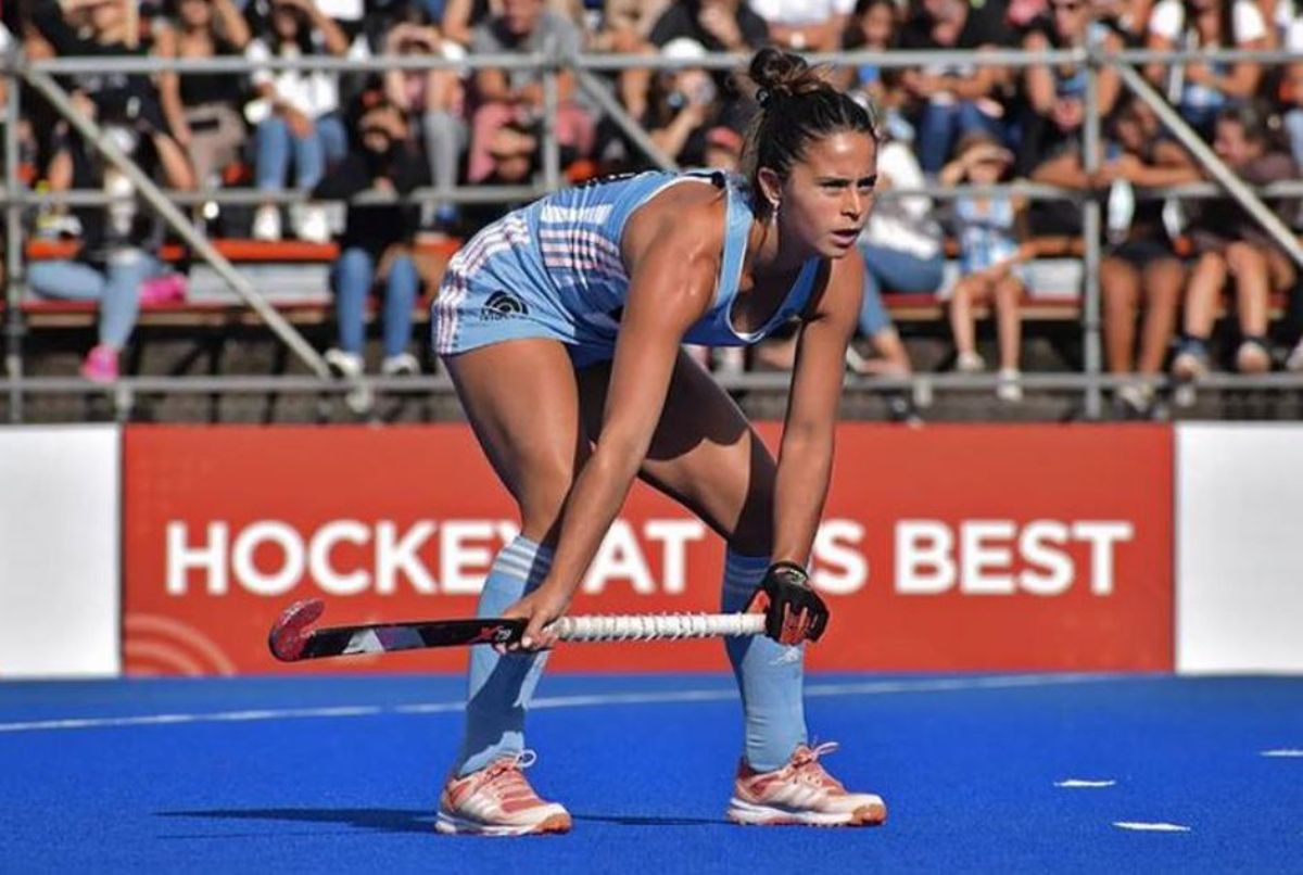 Delfina Thomé estuvo en el empate de Las Leonas ante Países Bajos por la Pro League