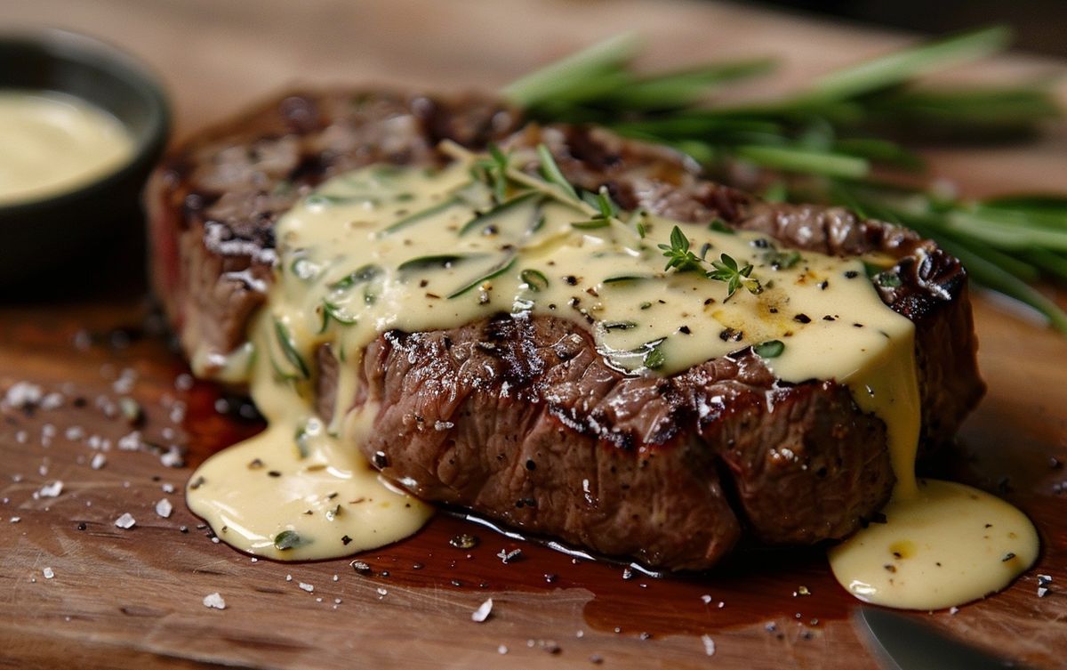 Un corte de carne se eleva con esta salsa. Un corte de carne se eleva con esta salsa.