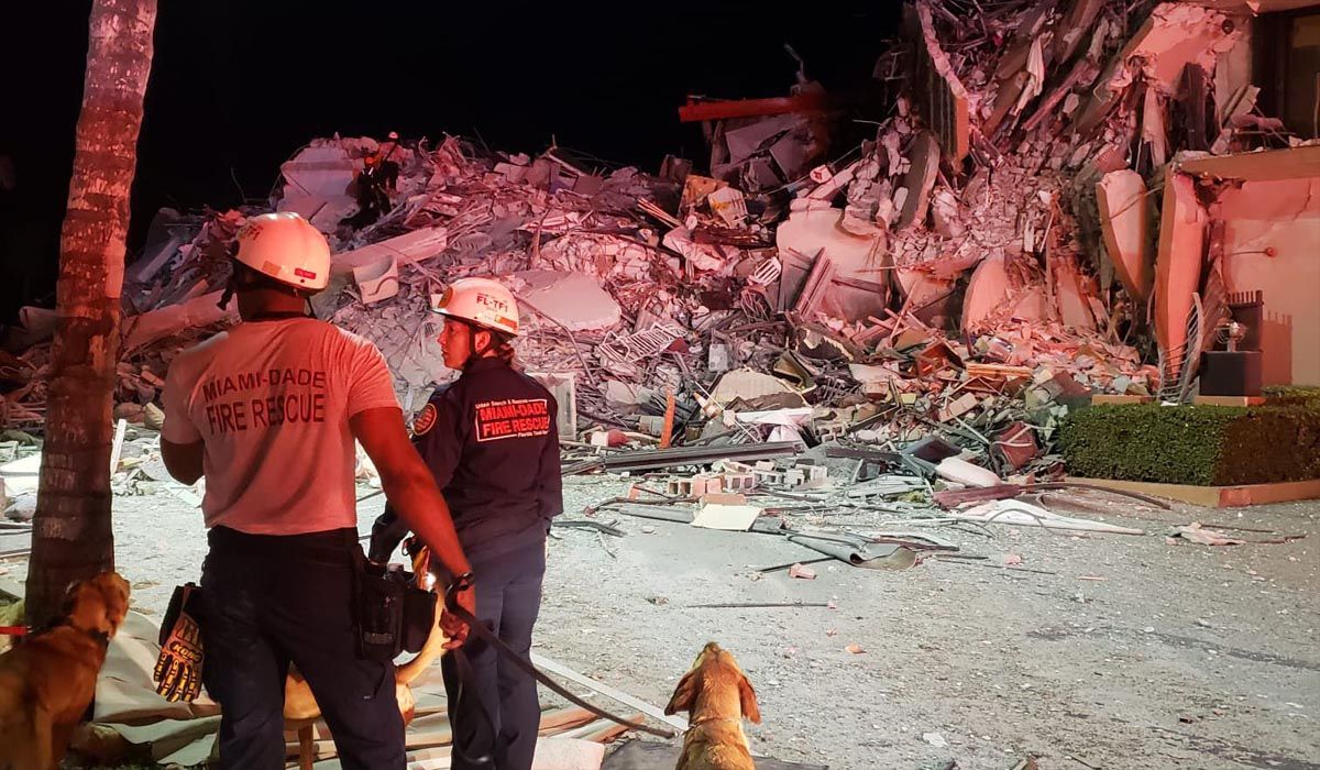 Derrumbe en Miami: entre los escombros, buscan a 9 argentinos desaparecidos