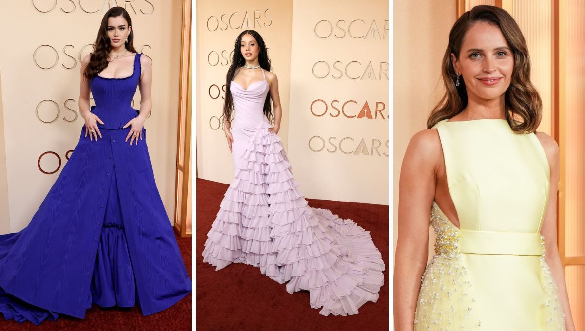 La modelo y actriz Barbie Ferreira, Chase Infiniti y Felicity Jones. La modelo y actriz Barbie Ferreira, Chase Infiniti y Felicity Jones.