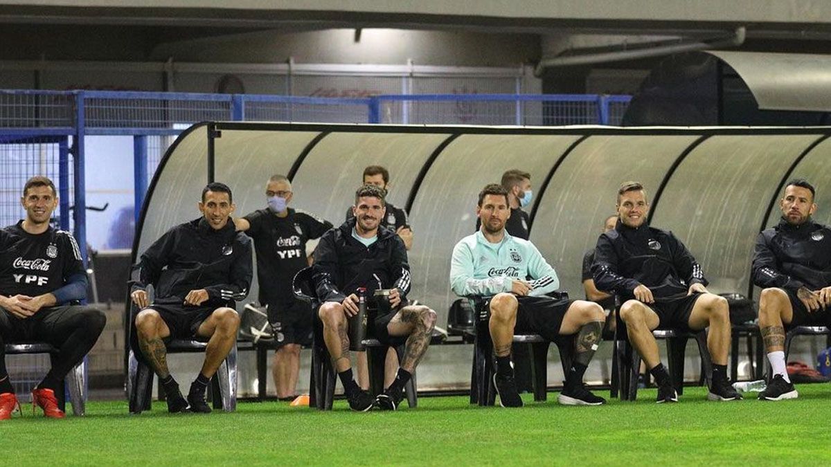 La Selección Argentina se entrenó en Brasil y hay novedades