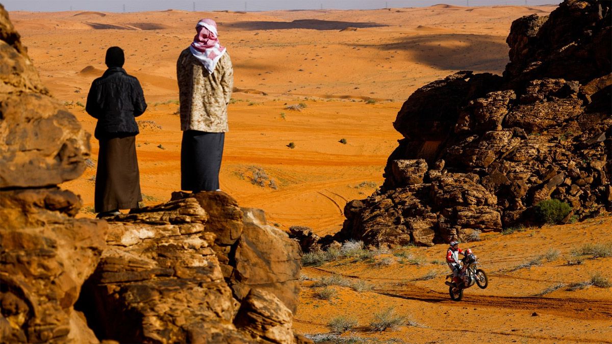 El Rally Dakar y sus imponentes postales.