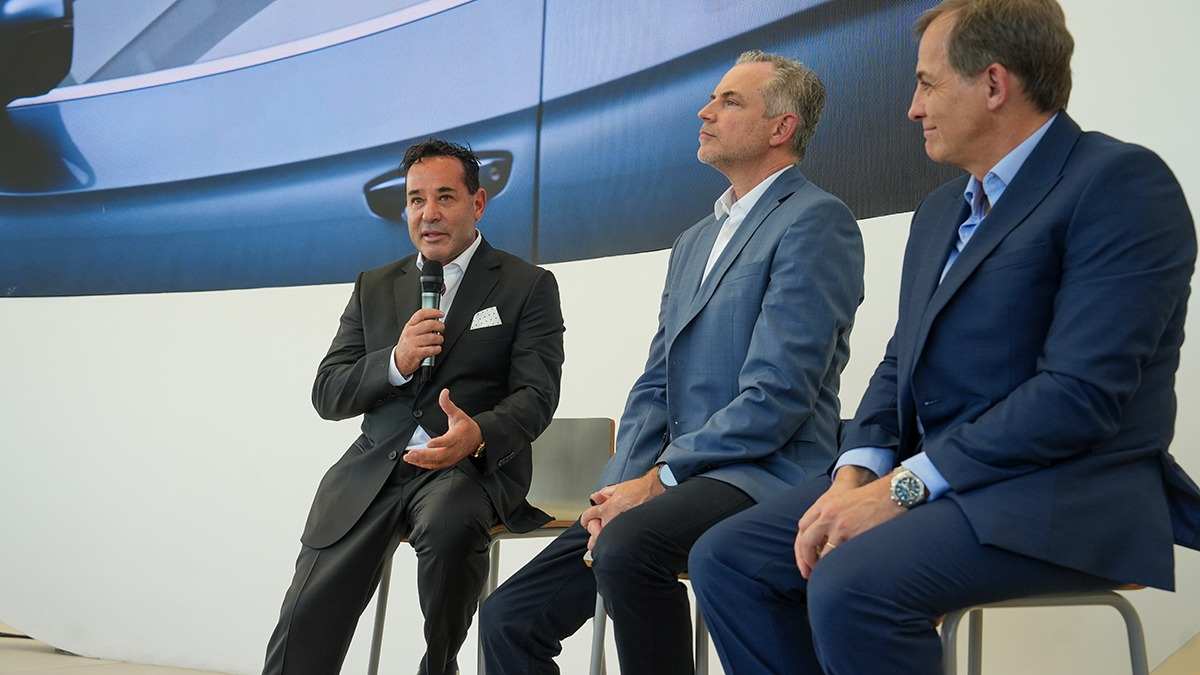 Adrián Yacopini, Cristian Kimelman y Bernardo Fernández Paz. 