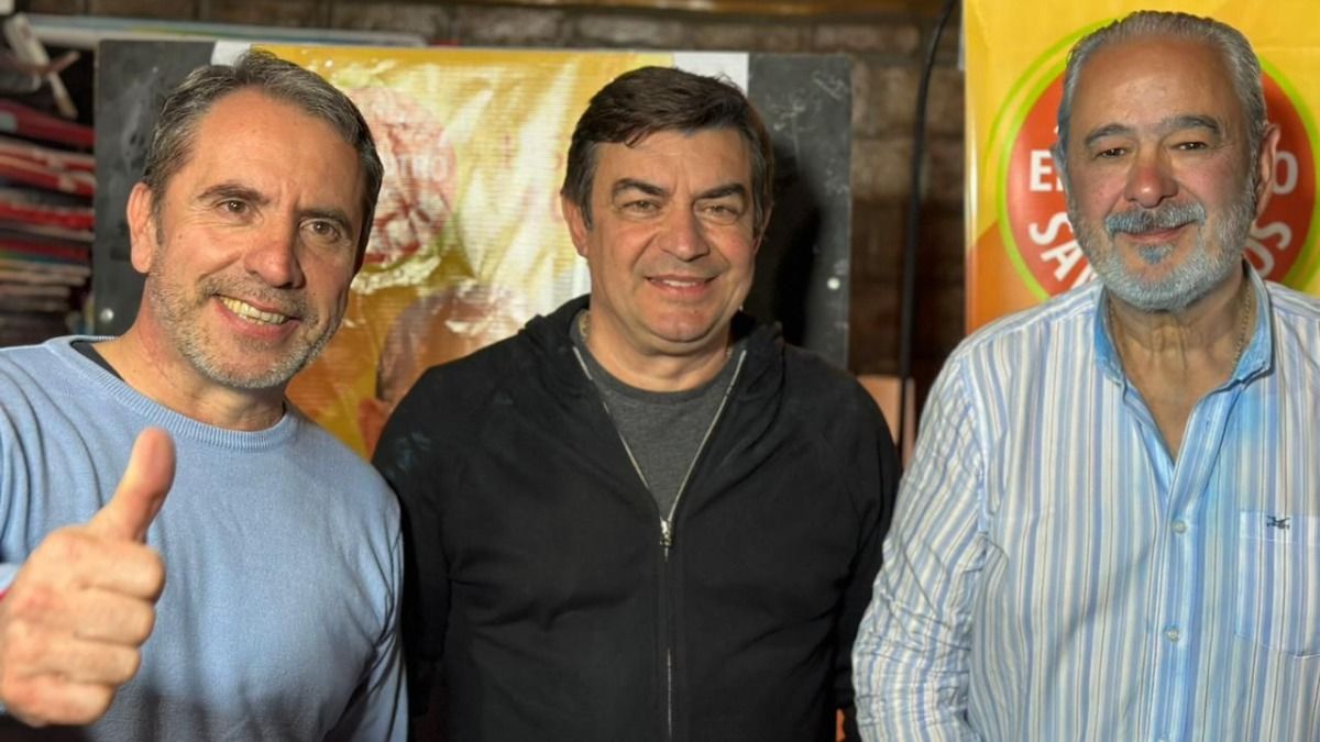 Jorge Difonso, Omar De Marchi y Alejandro Morillas. 