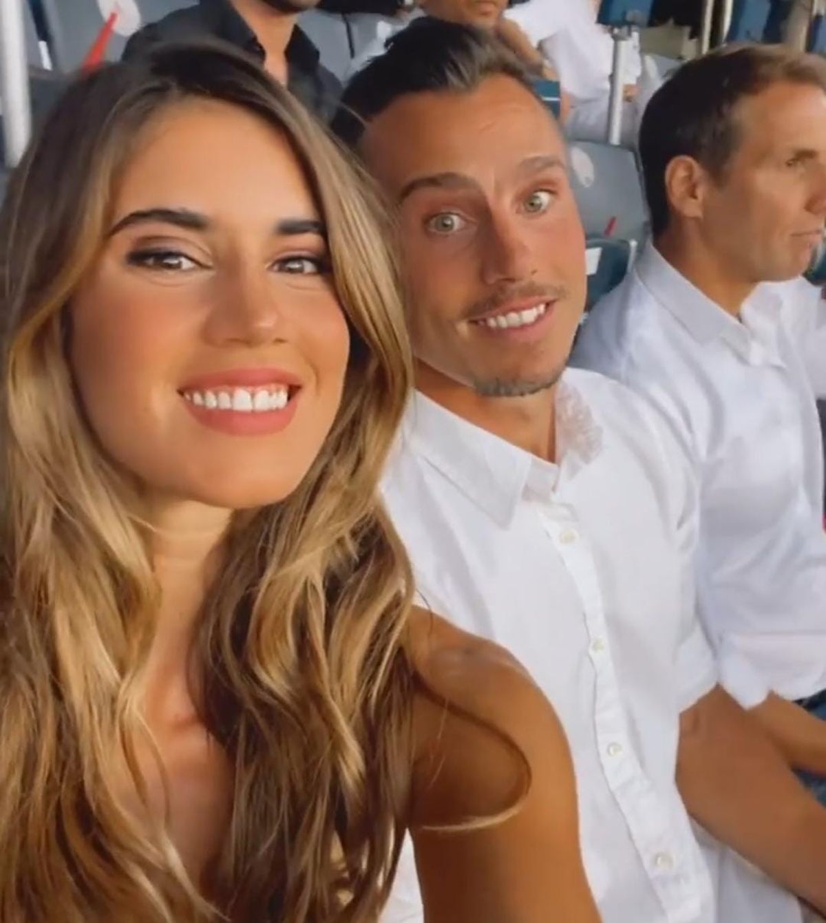 Natacha Egu&iacute;a junto a Juan Imhoff y Gonzalo Quesada.