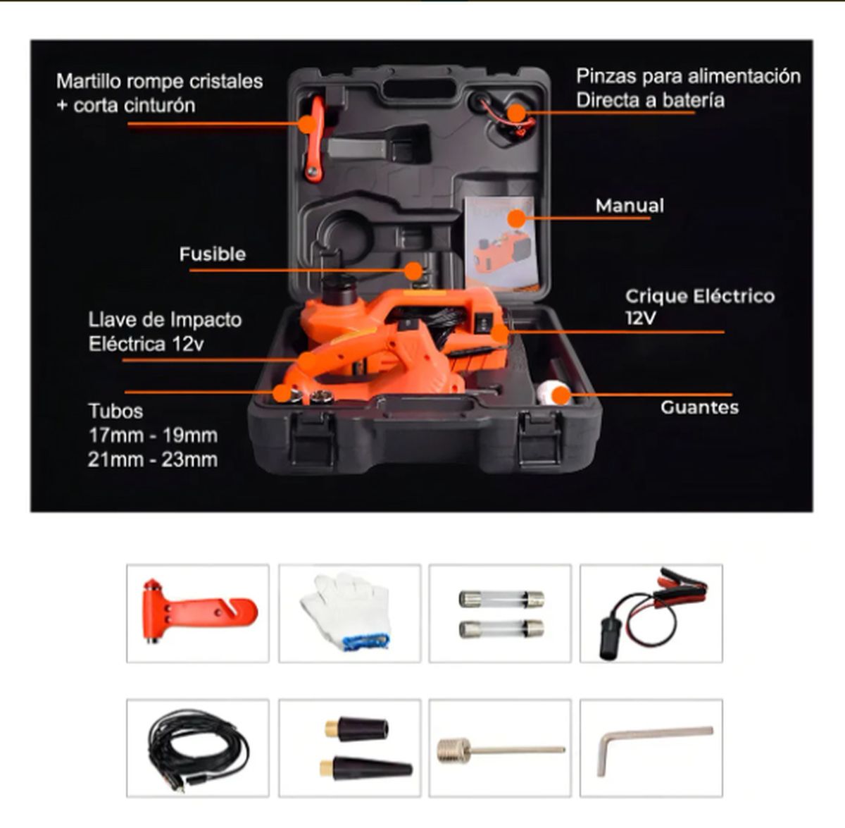 La multiherramienta viene en una valija. La multiherramienta viene en una valija.
