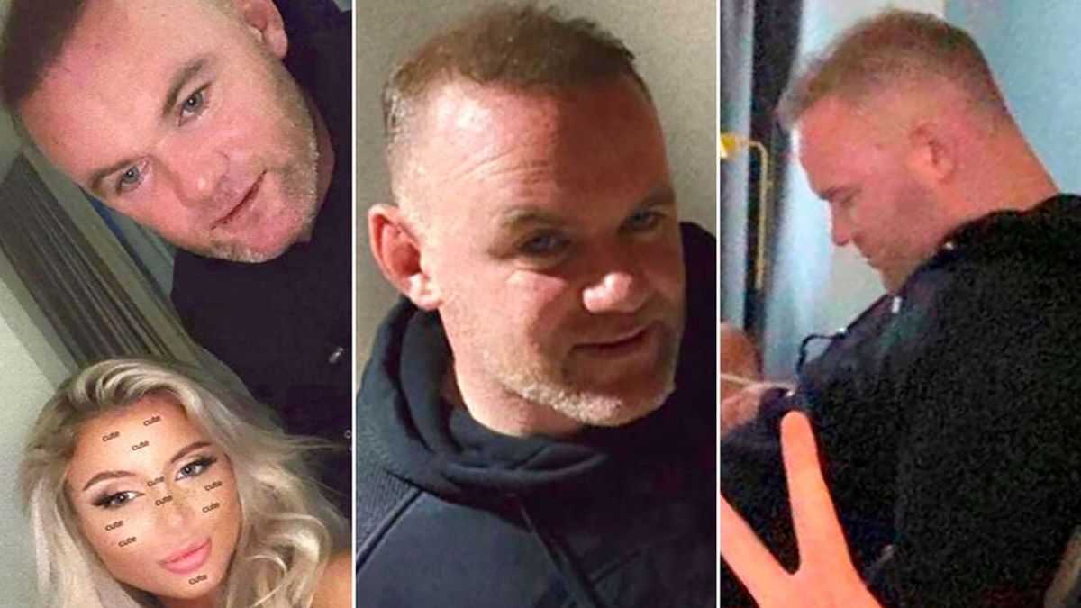 Rooney y las escandalosas fotos con tres mujeres en un hotel