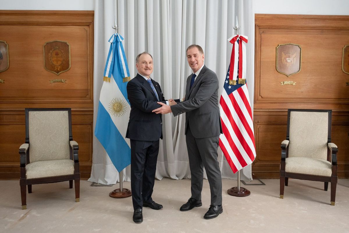 Diego Santilli recibió al embajador de Estados Unidos en medio del acuerdo comercial entre Milei y Trump