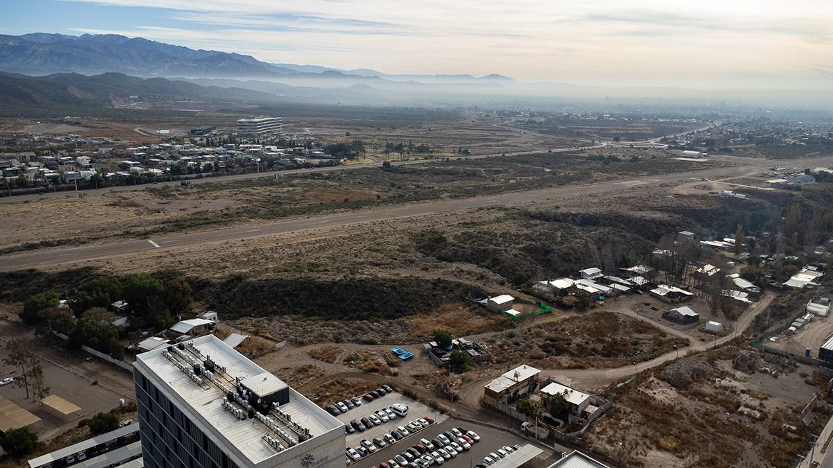 Los terrenos que recuperó Luján de Cuyo, en los que planea la Los terrenos que recuperó Luján de Cuyo, en los que planea la
