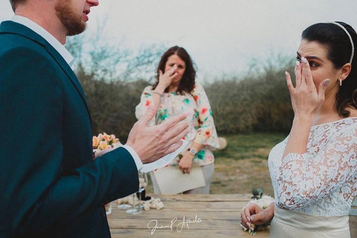 A Silvia Bodiglio le ha tocado ser la celebrante en estas A Silvia Bodiglio le ha tocado ser la celebrante en estas