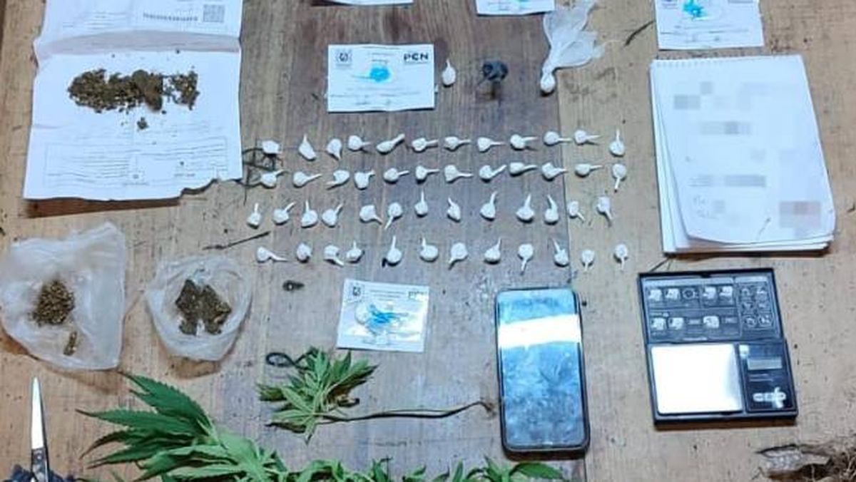 Parte de la droga que se secuestró en el operativo que se concretó en San Rafael. Parte de la droga que se secuestró en el operativo que se concretó en San Rafael.