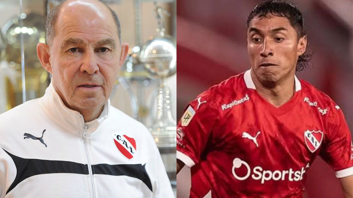 Ricardo Bochini y Luciano Cabral.