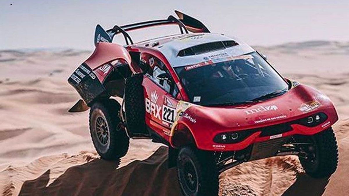 Dakar 2022: Orlando Terranova llegó en el puesto 13 de la etapa, pero sigue en el top 5