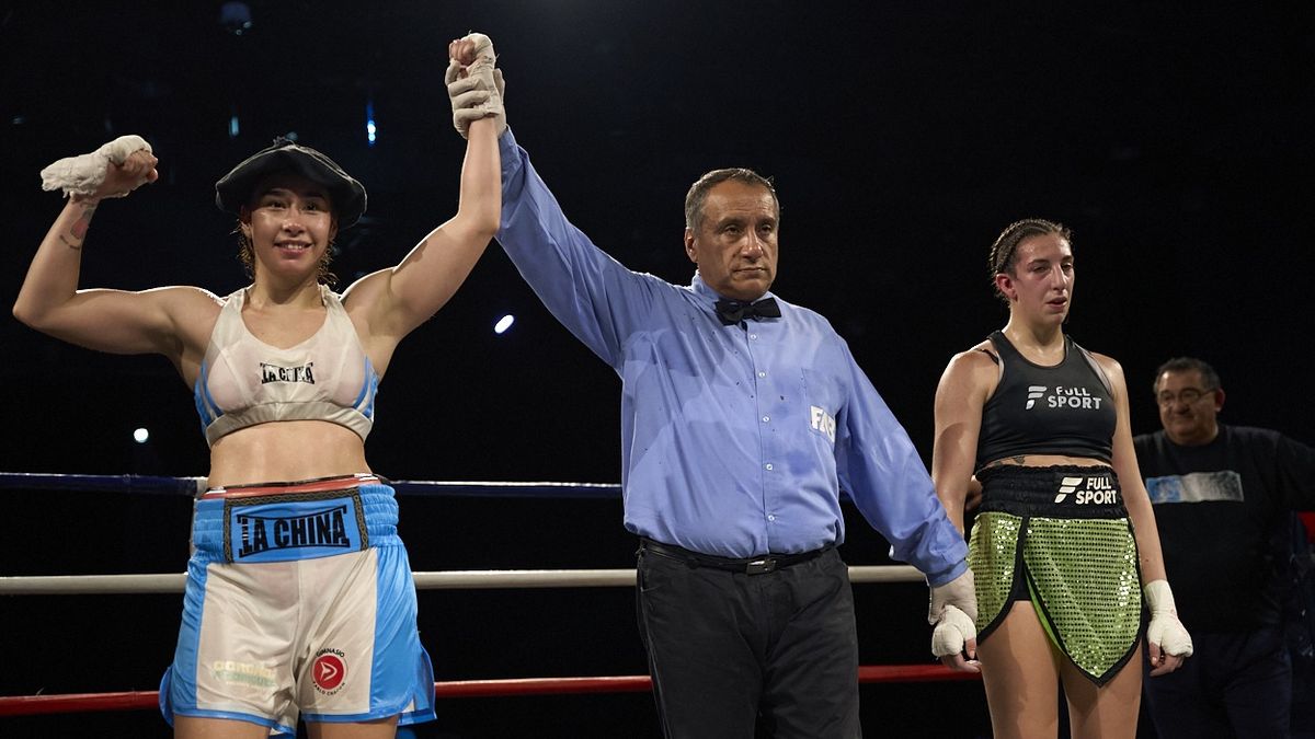 Ganadora. Brisa Alfonzo sumó otra victoria en casa y trepa en el ranking argentino de peso pluma.