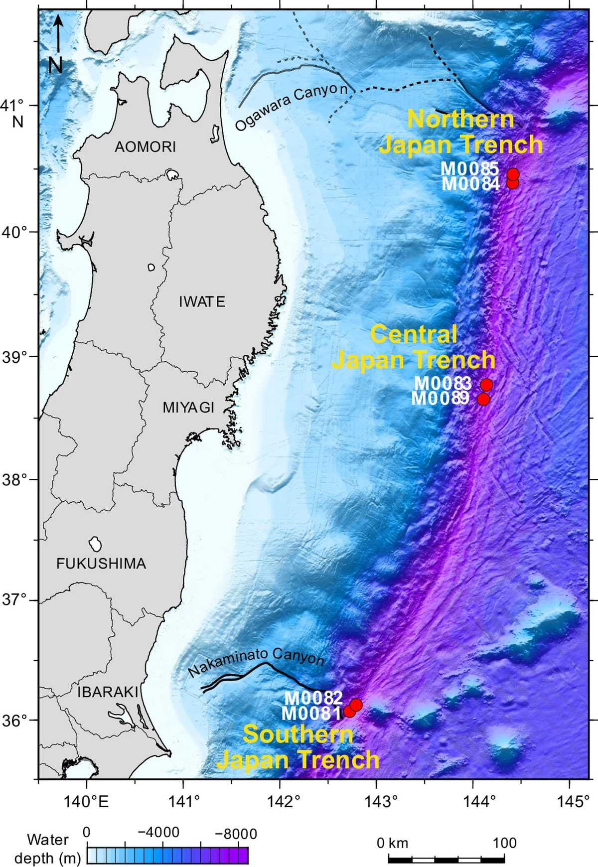 La zona en la que se realizó el estudio. La zona en la que se realizó el estudio.