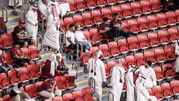 Los hinchas de Qatar abandonaron a su selección.
