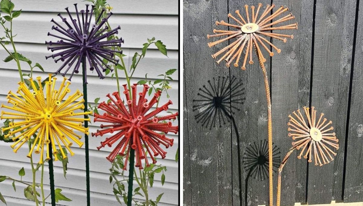 Flor de tornillos. Flor de tornillos.