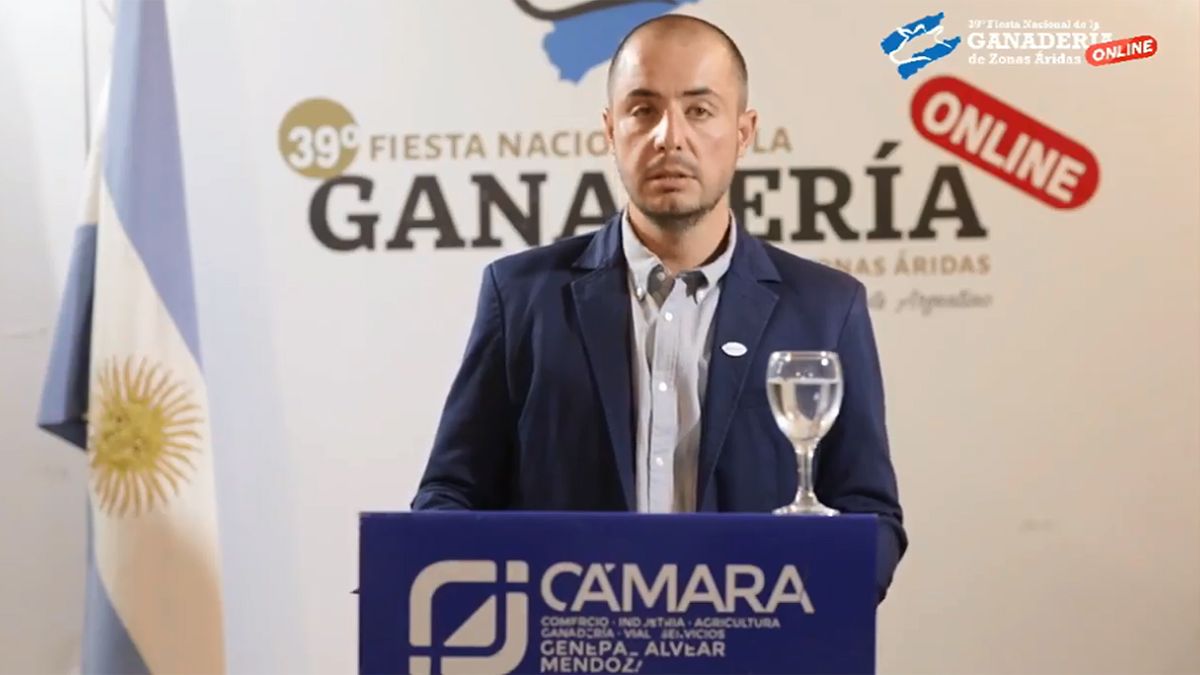  Suarez encabezó la Fiesta Nacional de la Ganadería que se está haciendo en formato virtual