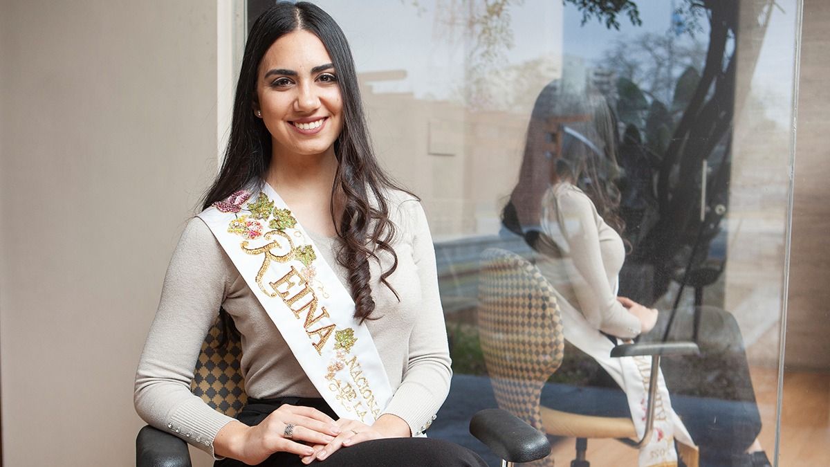 Natasha Sánchez dijo que contó con un gran apoyo de la intendenta Flor Destéfanis, quien fue reina Nacional de la Vendimia en 2010.