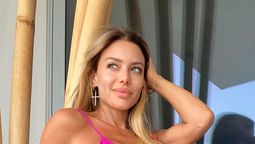 Evangelina Anderson levantó la temperatura del río Isar de Alemania con su descomunal figura.