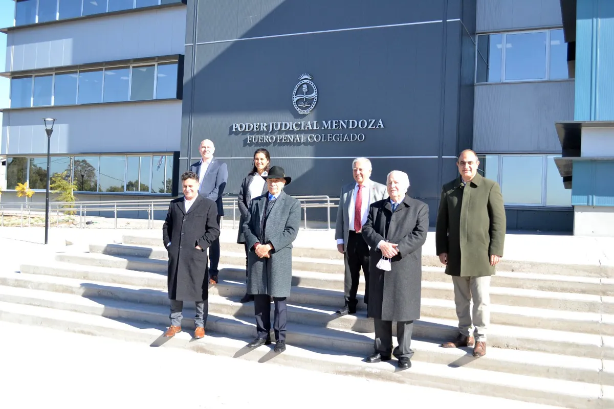 Los jueces de la Suprema Corte de Justicia. Tres de ellos quedaron enfrentados por el sistema de teletrabajo.