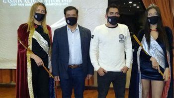 Gastón Alto fue distinguido por Regatas tras su clasificación a los Juegos
