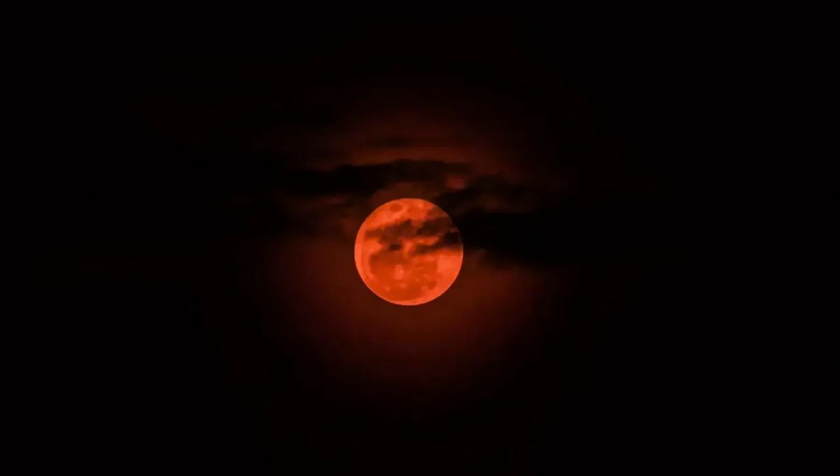 Por cuántos minutos estará roja la Luna en el cielo nocturno y cuándo podrá verse