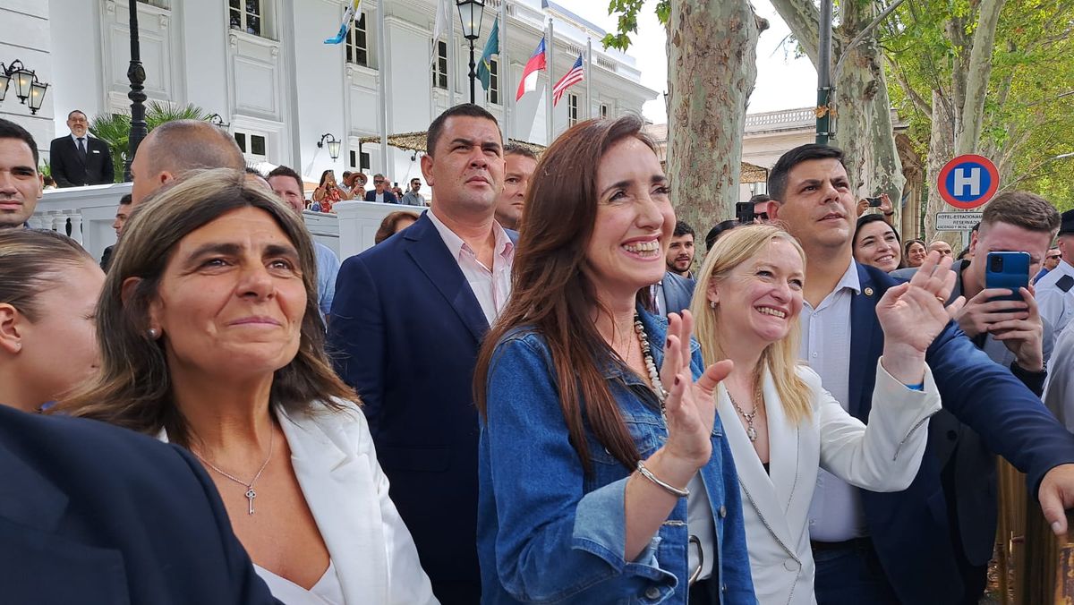 La vicepresidenta Victoria Villarruel vino a la Vendimia del 2024 y también participó del desayuno de Coviar, junto a la senadora nacional Mariana Juri y la vicegobernadora Hebe Casado. 