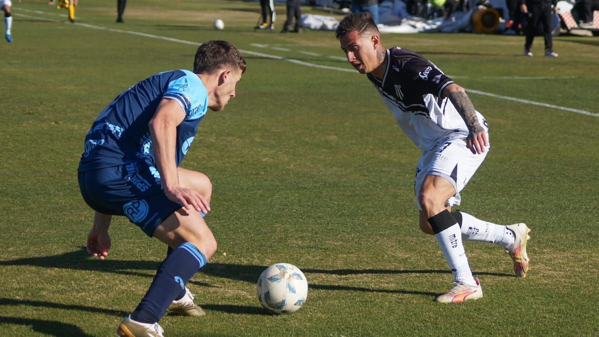 Nazareno Solís fue el autor del segundo gol de Gimnasia. Nazareno Solís fue el autor del segundo gol de Gimnasia.
