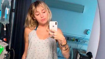 Miley Cyrus fue internada de urgencia