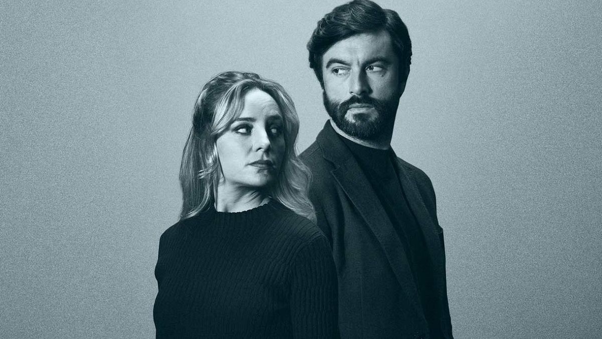 Ángela Cremonte y Javier Rey protagonizan la miniserie Mentiras en Netflix.