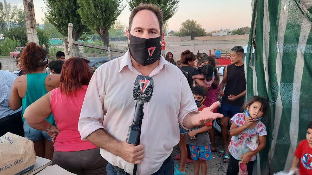 La impronta solidaria y el calor humano que pone en cada nota Julián Chabert es ya un clásico de los mendocinos que siguen la programación de El Siete.