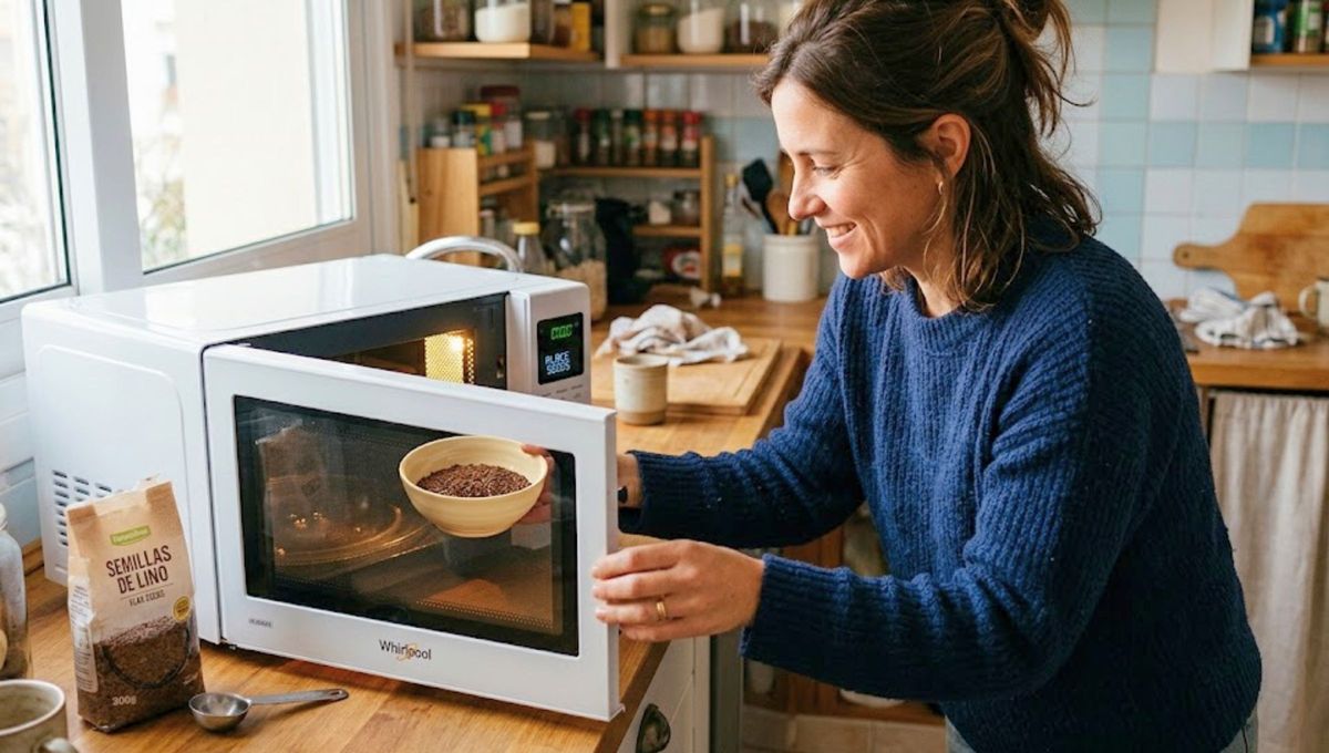 Colocar semillas de lino en el microondas: por qué recomiendan hacerlo y para qué sirve