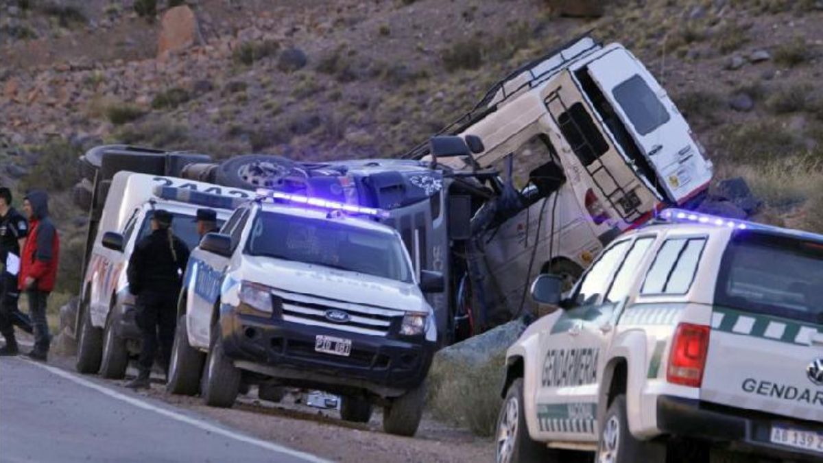 El accidente en Polvaredas dejó cinco víctimas fatales.