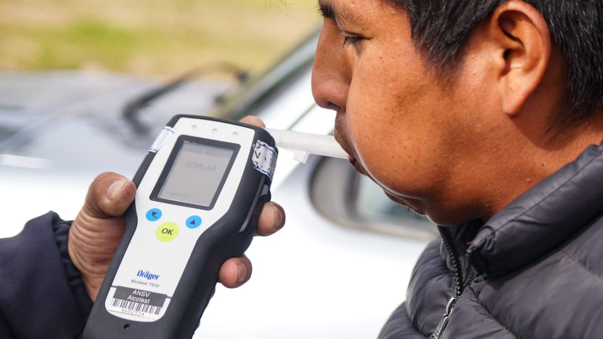 Imagen ilustrativa. El hombre dio como resultado 1,51 en el test de alcoholemia. Imagen ilustrativa. El hombre dio como resultado 1,51 en el test de alcoholemia.